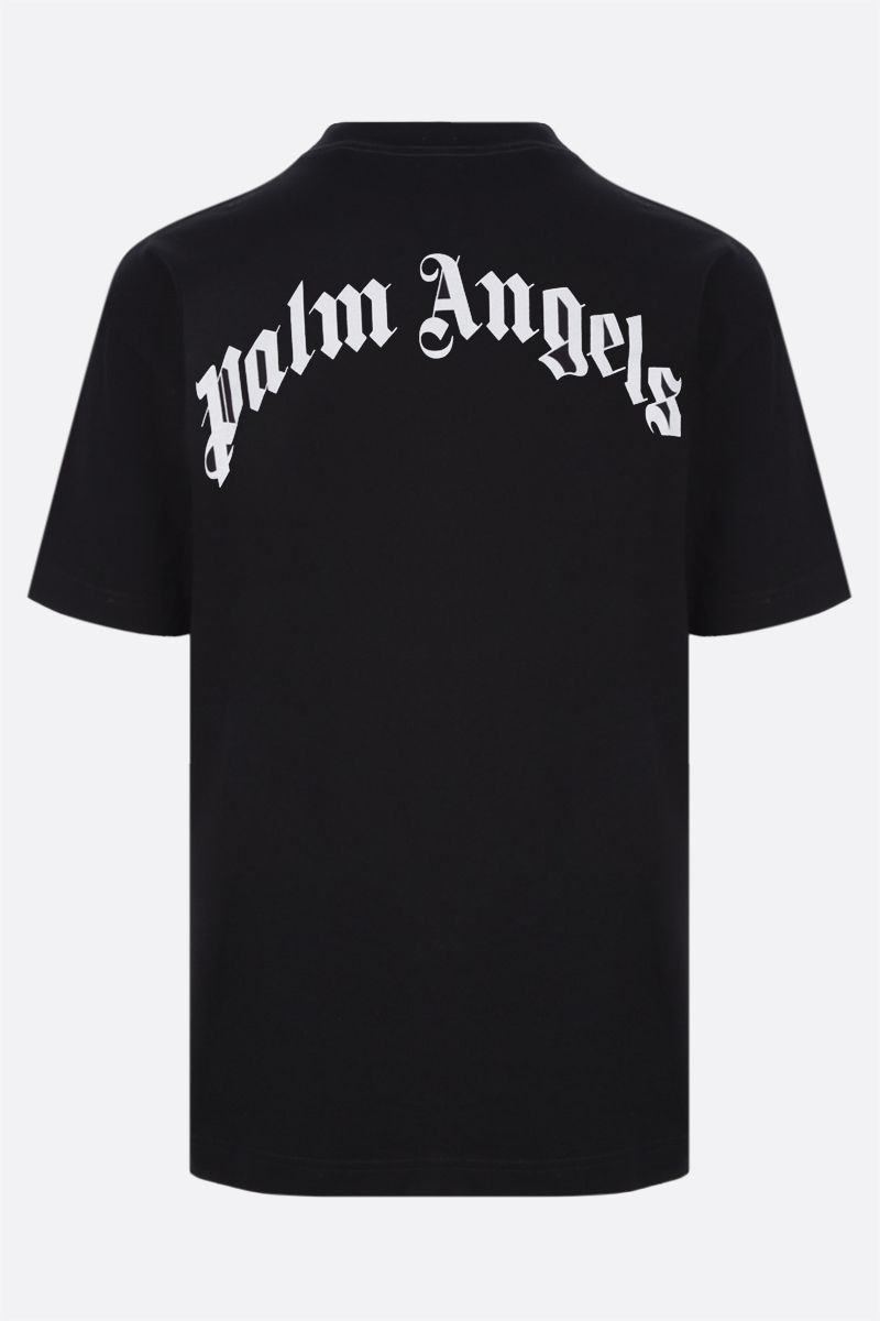 Palm Angels Broken Bear Graphic T-shirt In Black