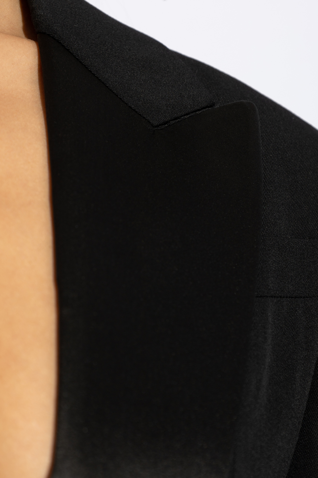 Dsquared2 Single-breasted Blazer Mini Dress In Black