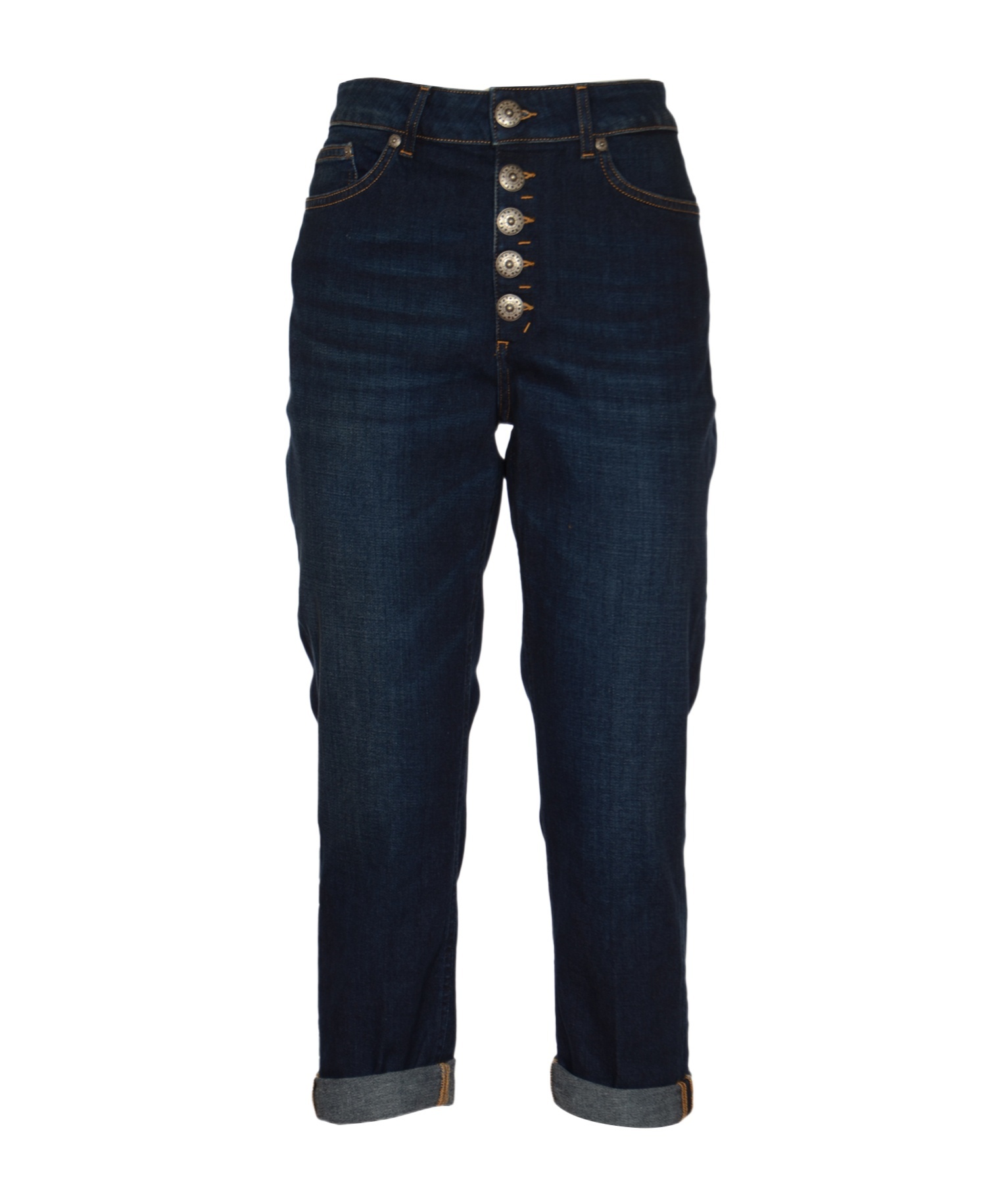 Shop Dondup Koons Tapered Cropped Jeans In Black