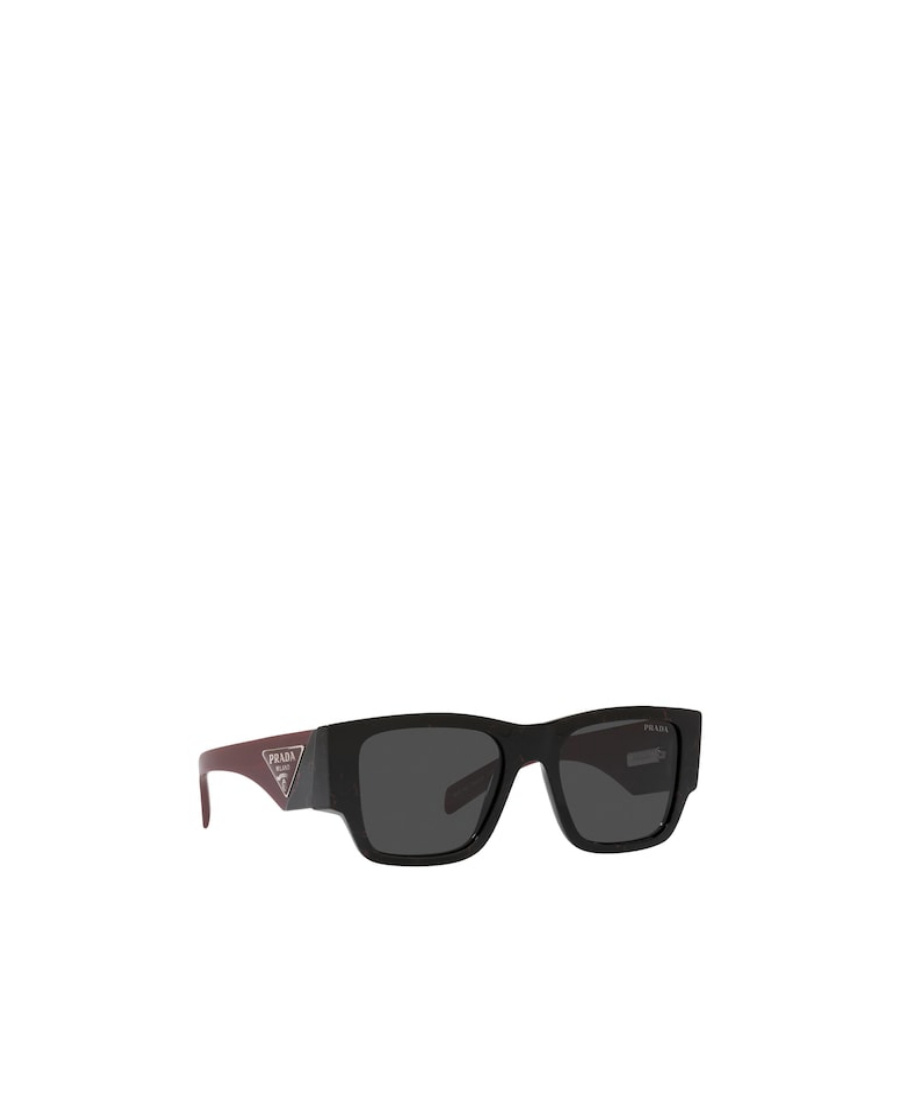 Prada Eyewear Rectangular Frame Sunglasses In Black