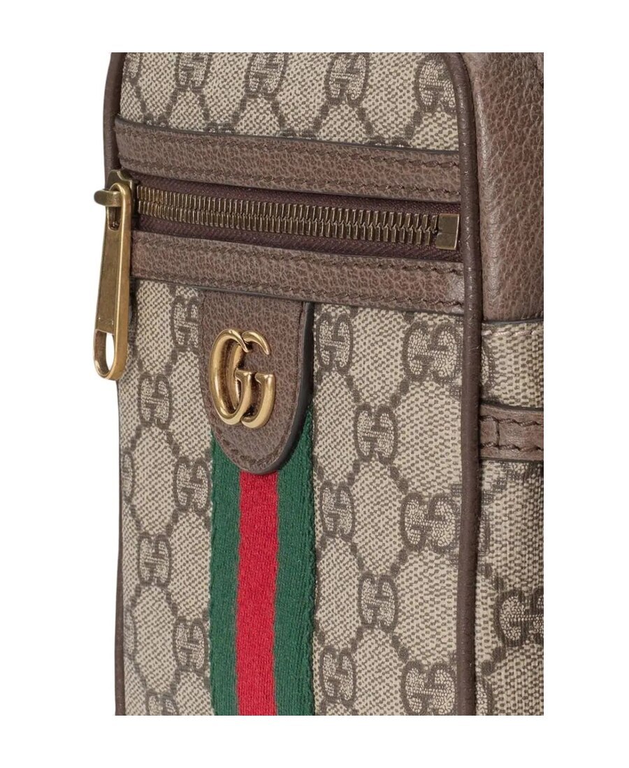 Gucci Ophidia Gg Stripe Shoulder Bag In Multicolor