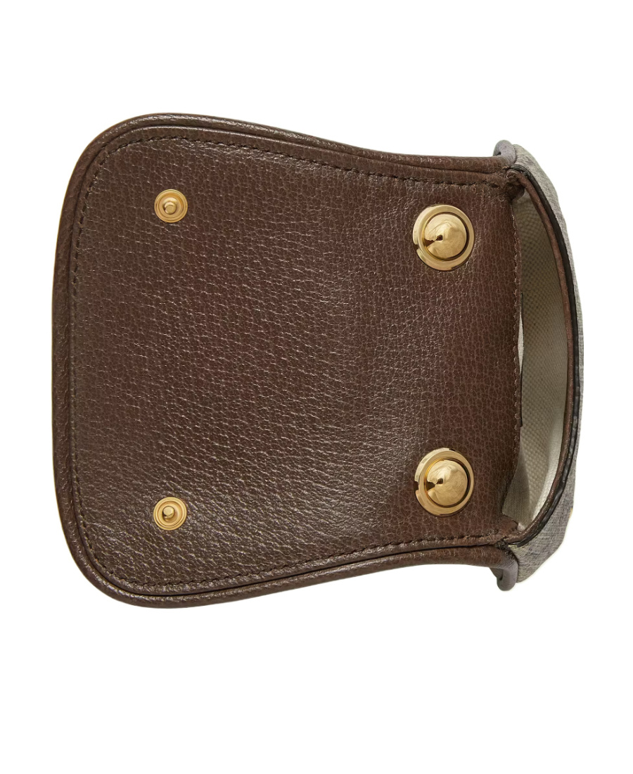 Gucci Blondie Gg Supreme Cardholder In Brown