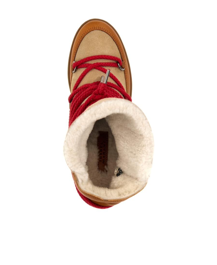 Isabel Marant Nowles Suede Ankle Boots In Brown