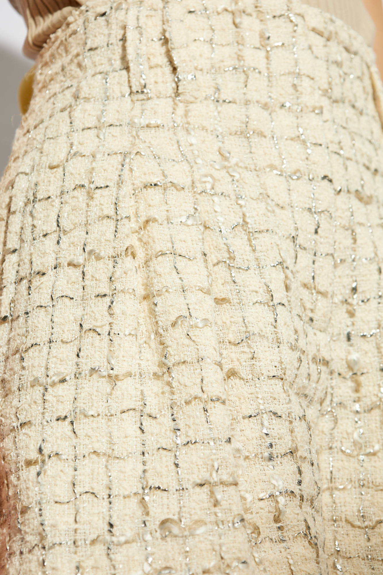 Iro Check Pattern Shorts In Nude