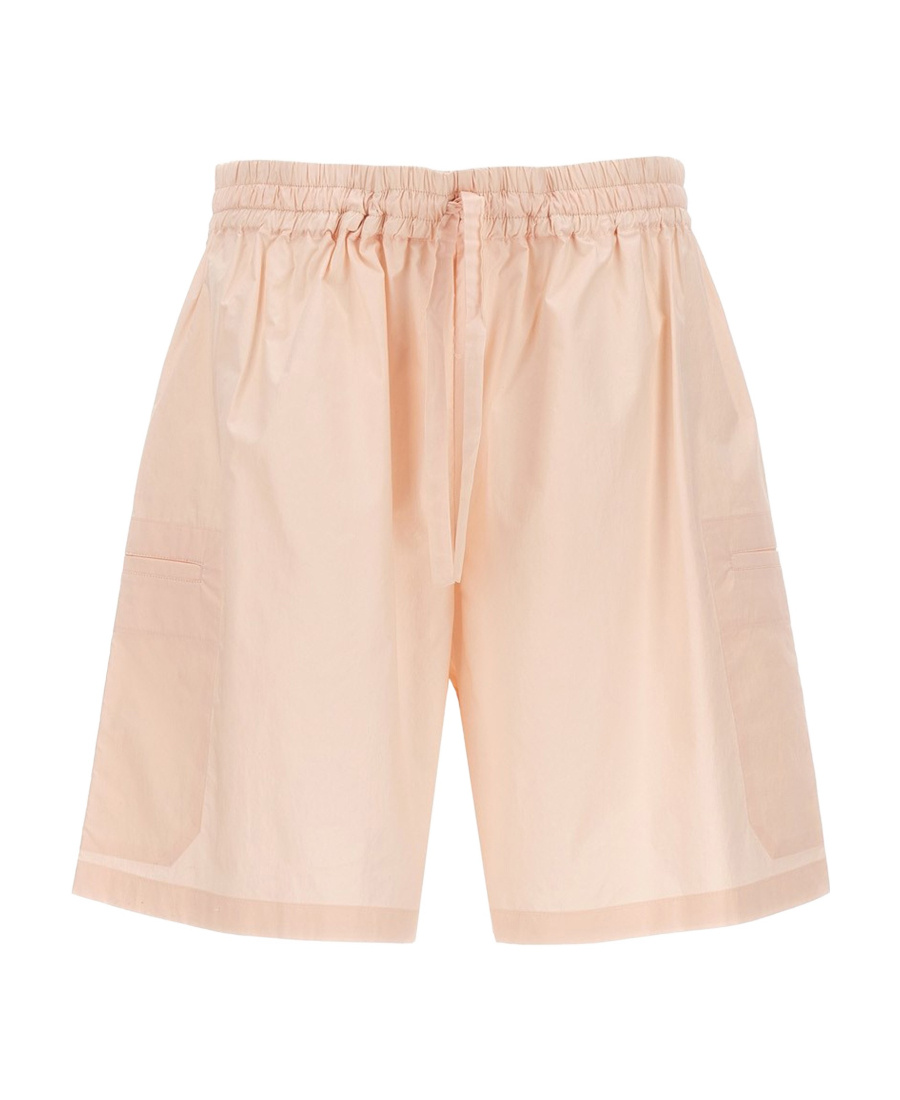 Studio Nicholson Elastic Waistband Lightweight Relaxed Fit Shorts In Nude