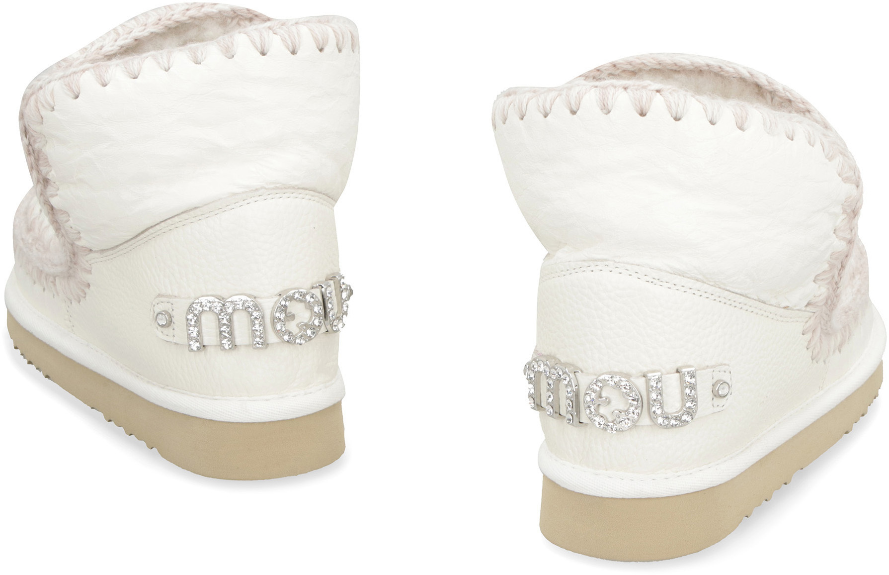 Mou Eskimo Ankle Boots In White