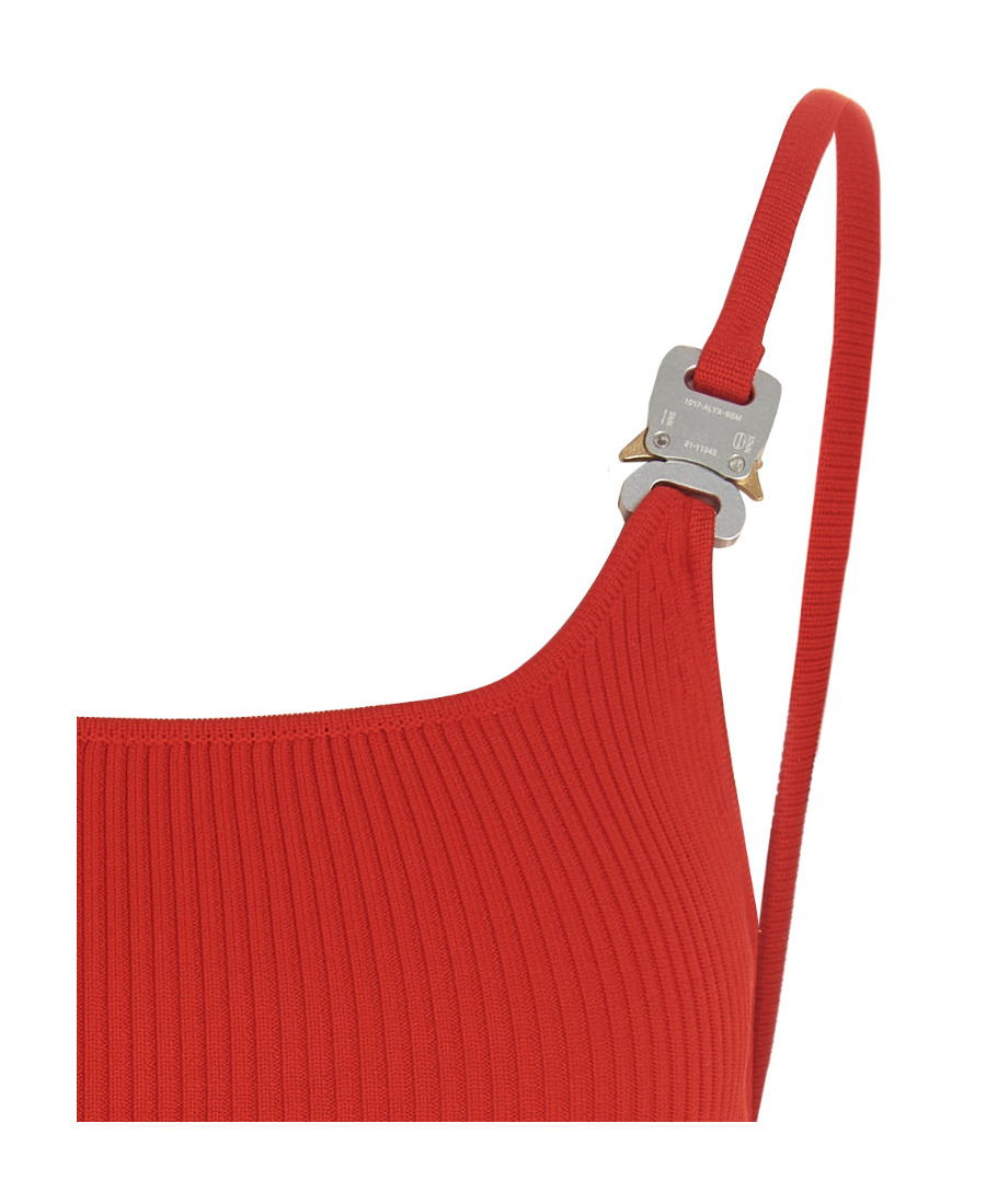 Alyx Rollercoaster Buckle-detail Camisole In Red