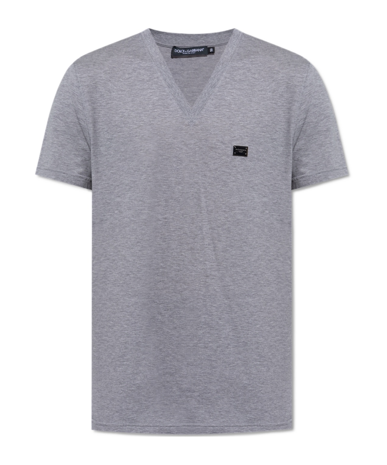 Dolce & Gabbana Short-sleeved T-shirt In Gray