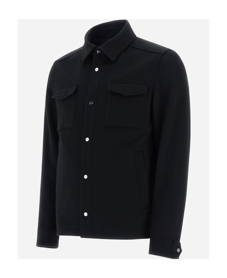 HERNO HERNO BUTTONED SHIRT JACKET