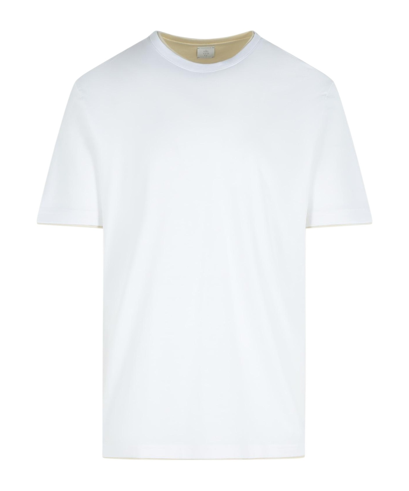 Eleventy Short-sleeved T-shirt In White