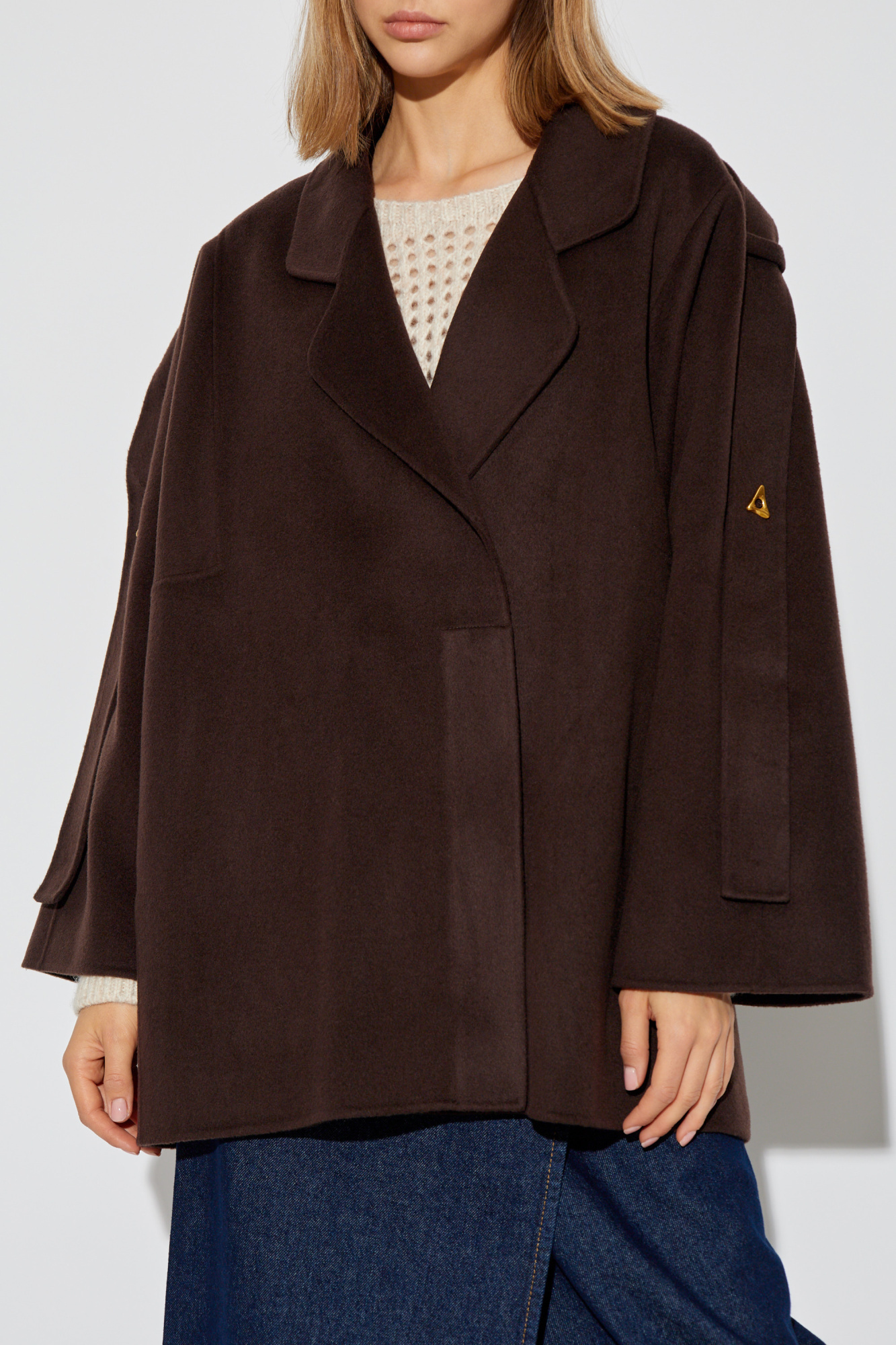 Shop Aeron Solitaire Silk-blend Jacket In Black