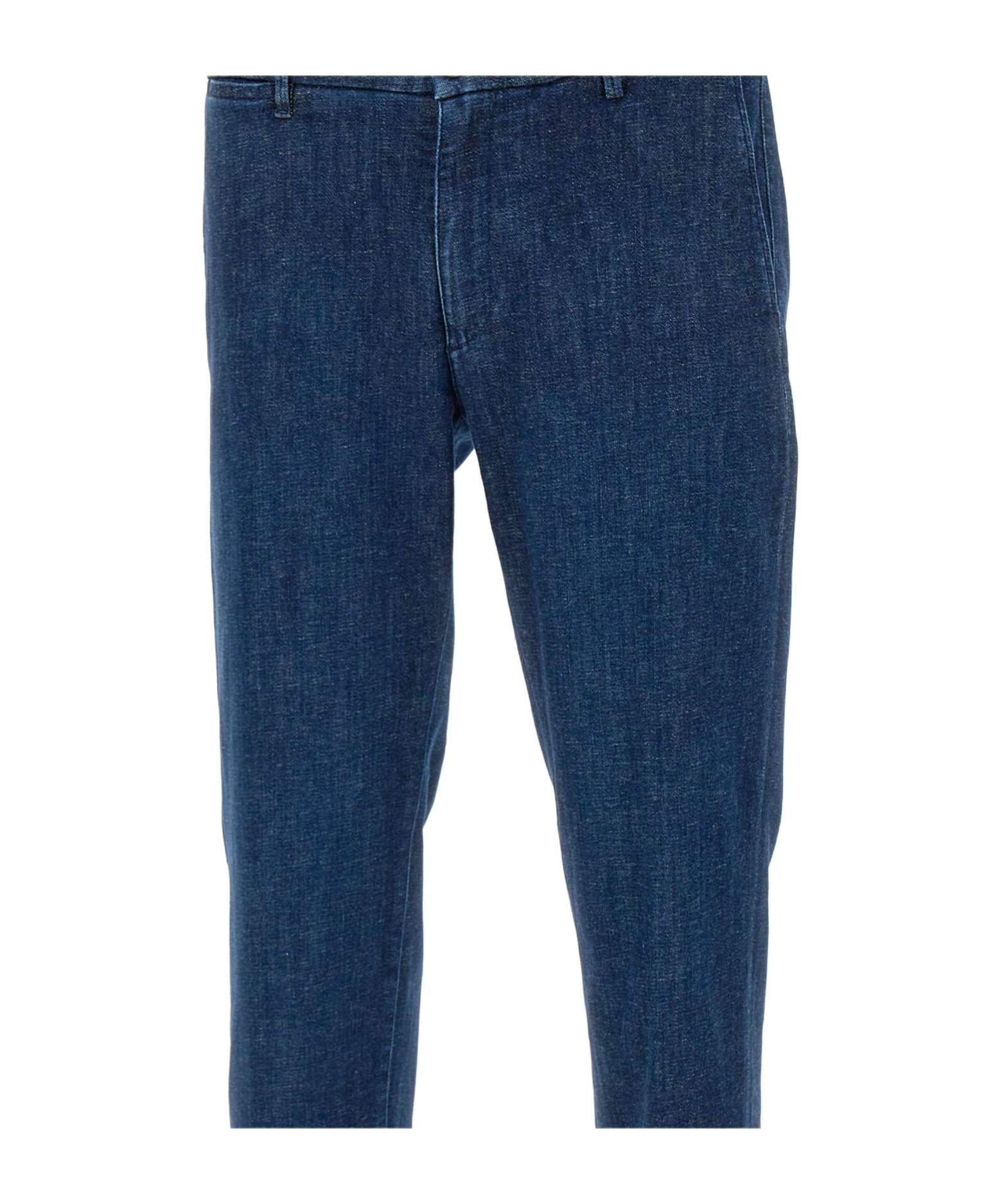 Re-hash Slim-fit Turn-up Jeans In Blue