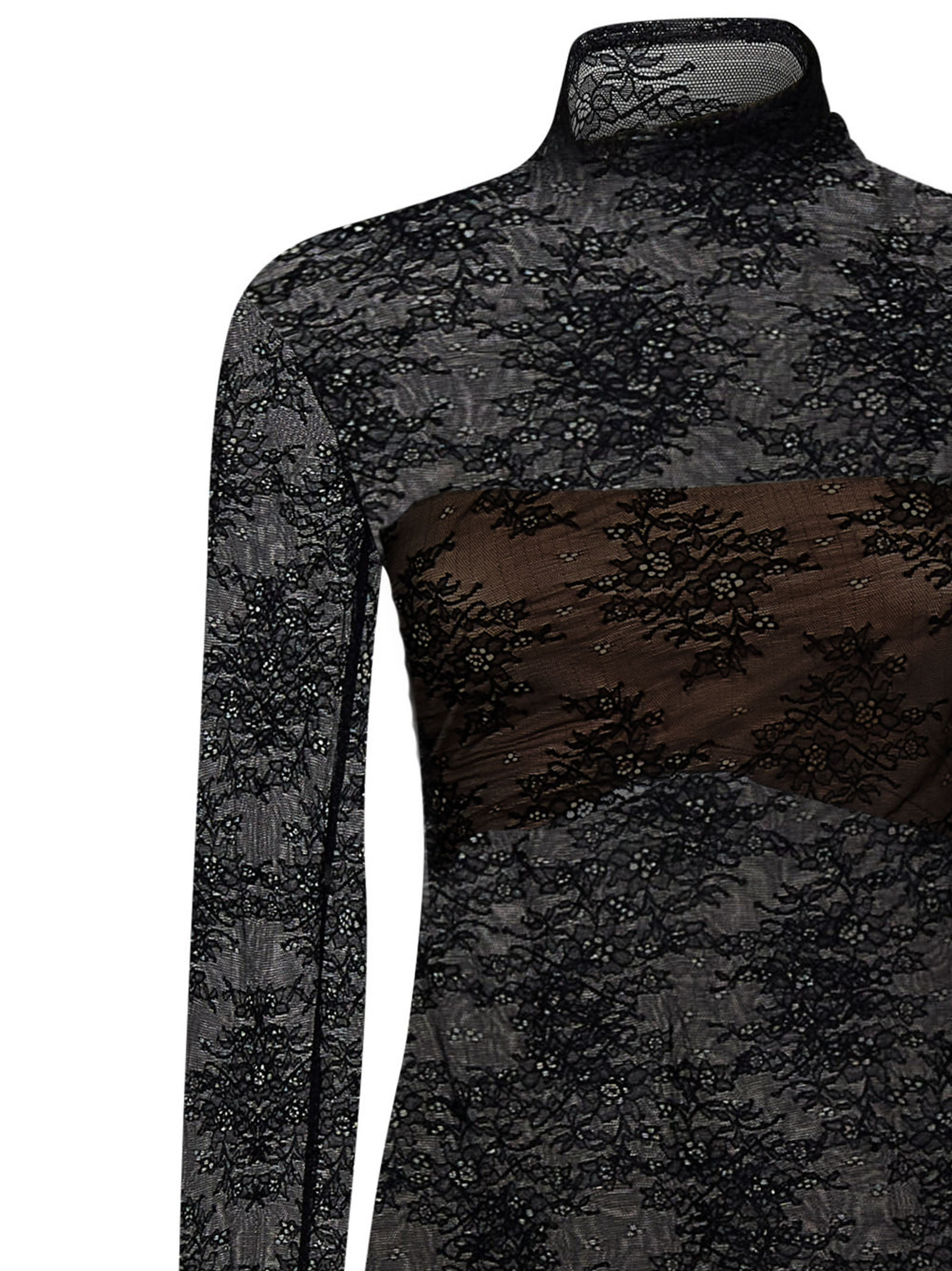 Amazuìn Lace Blouse In Black
