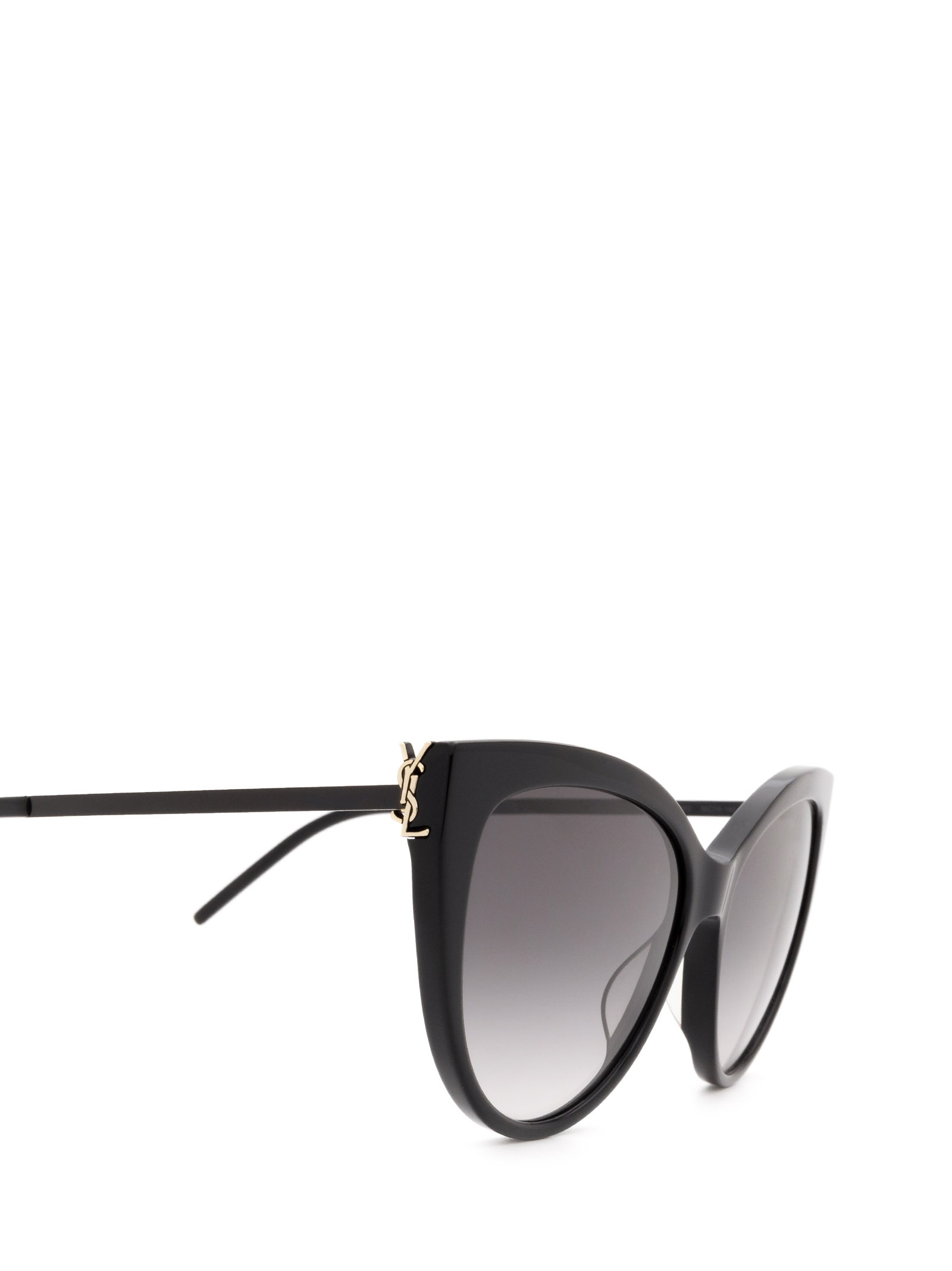 Saint Laurent Eyewear Cat-eye Frame Sunglasses In Gray