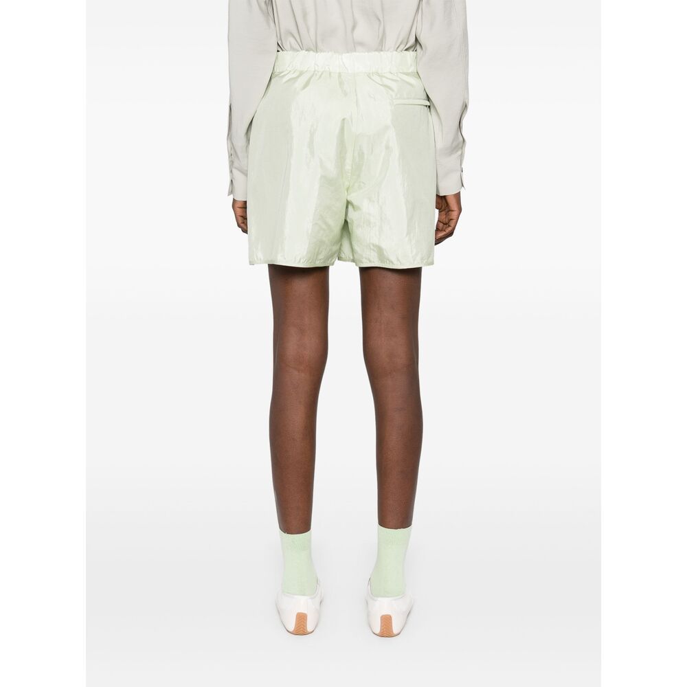 Jil Sander Elastic Shorts In White