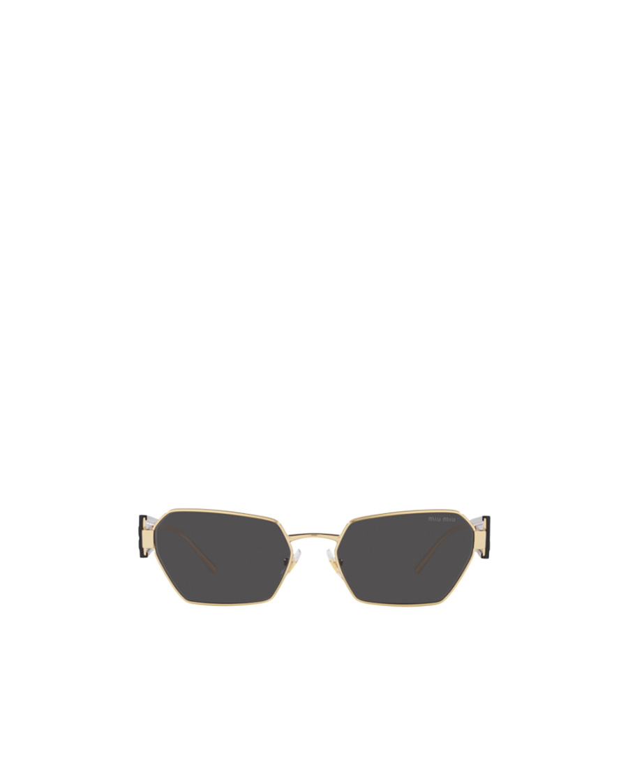 Miu Miu Logo Sunglasses In Gray