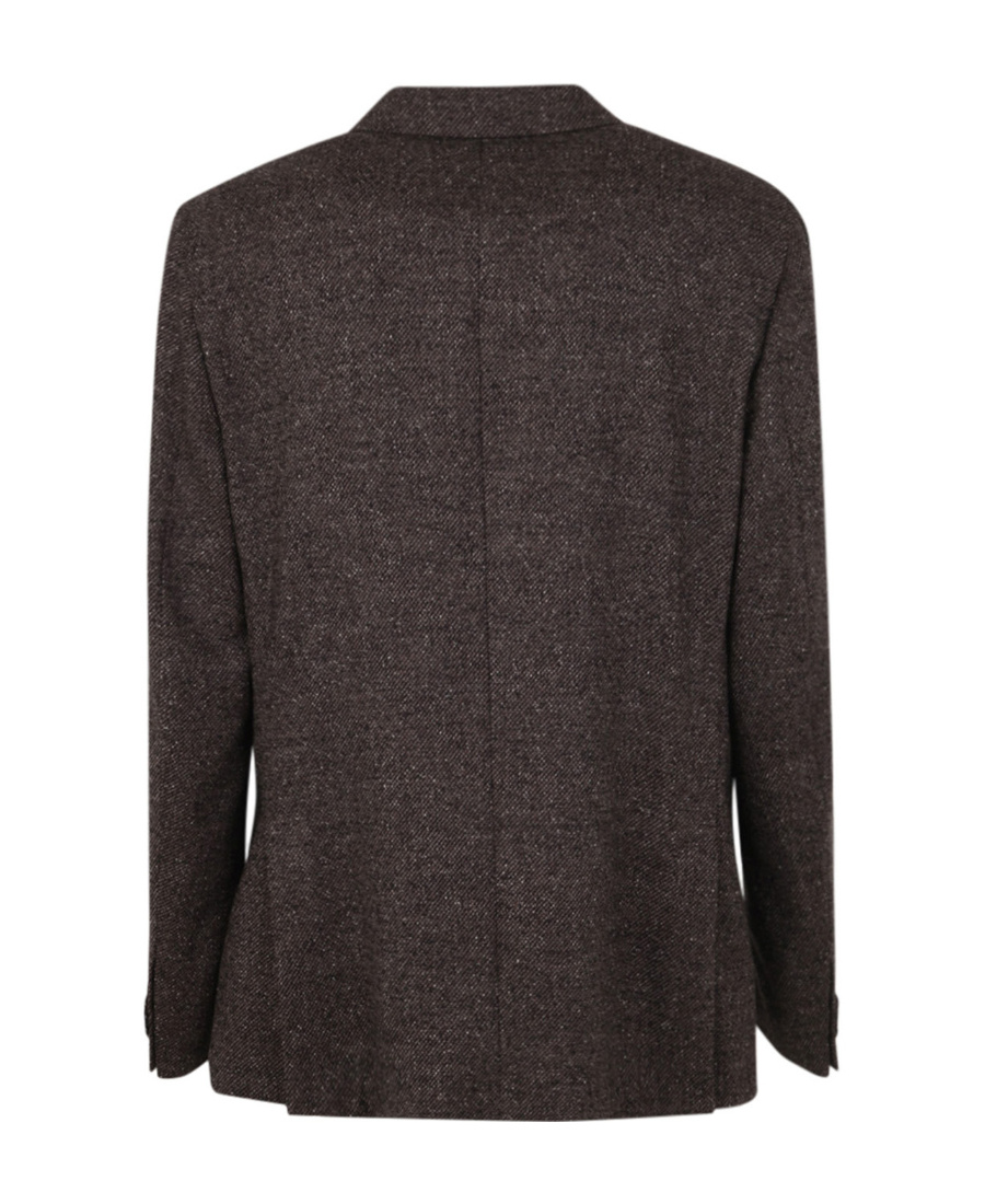 Zegna Men's Wool And Silk Blend Jacket In Black