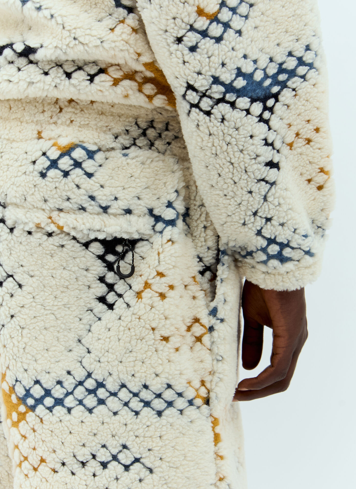 Awake Printed Shorts In White