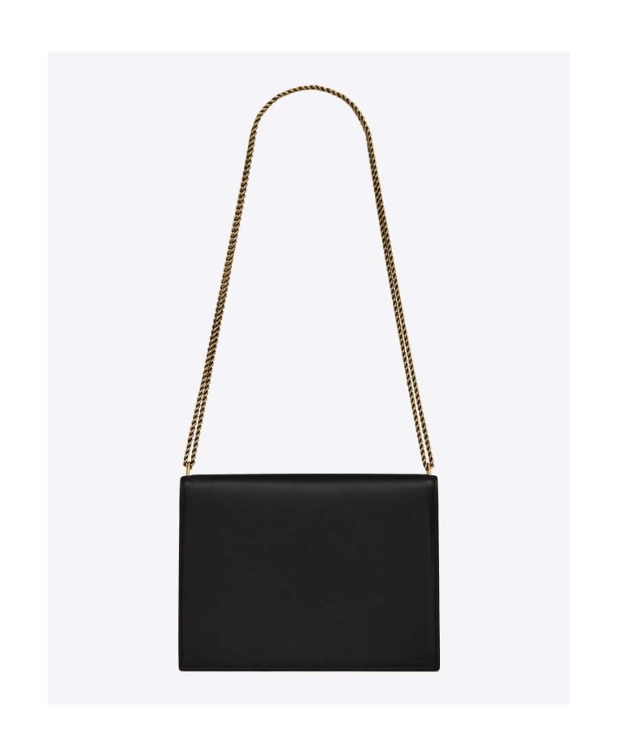 Saint Laurent Cassandra Monogram Shoulder Bag In Black