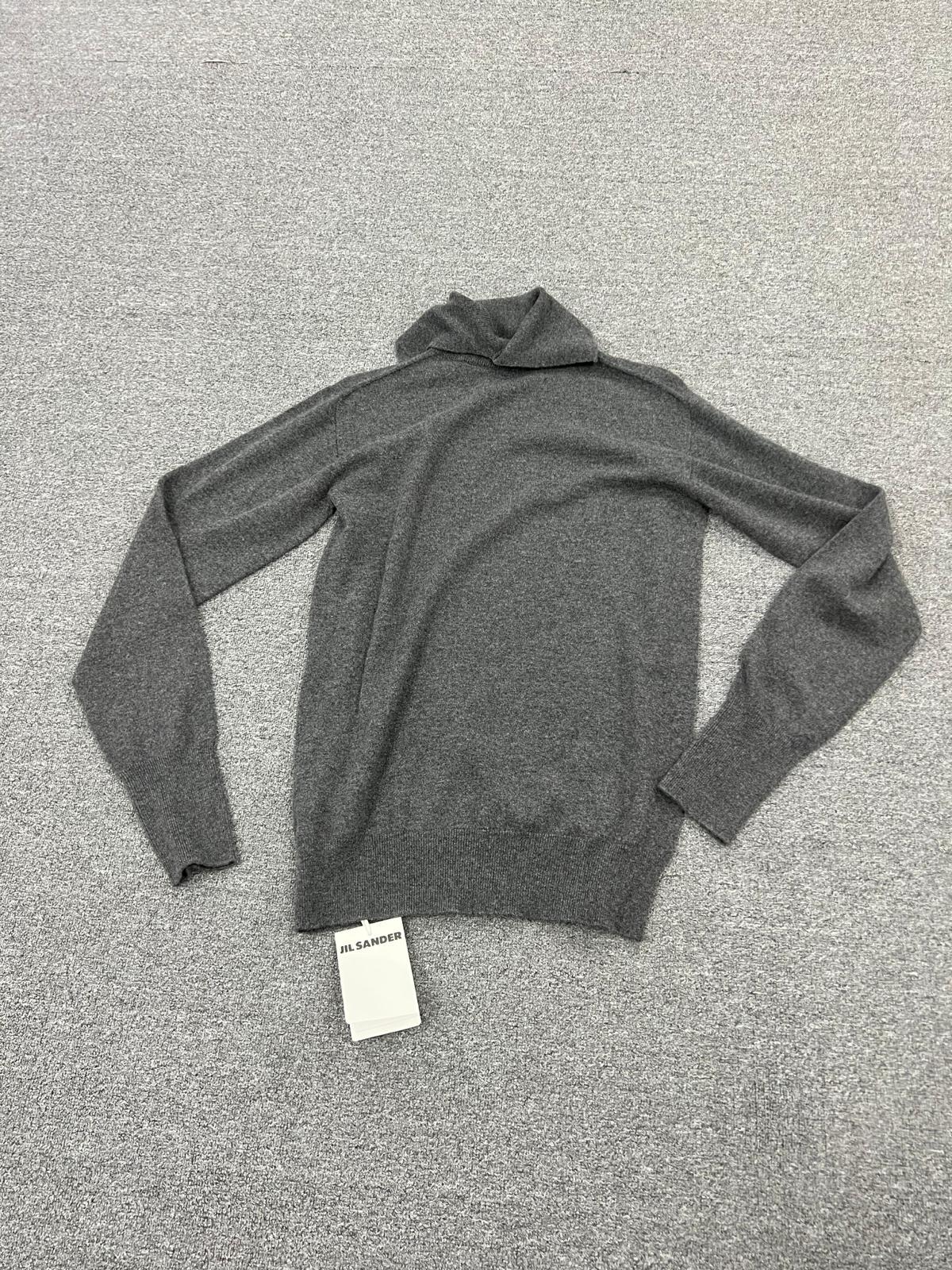 Jil Sander Long-sleeved Sweater In Gray