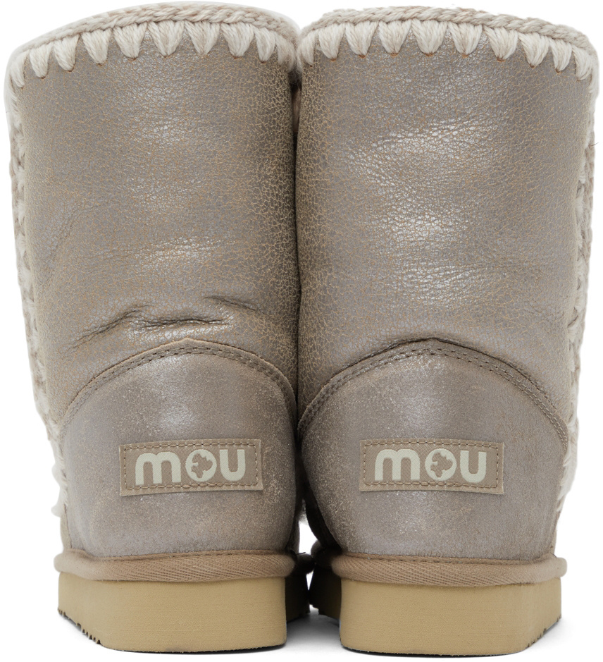 Mou Eskimo 24 Shearling-lined Boots In Multicolor