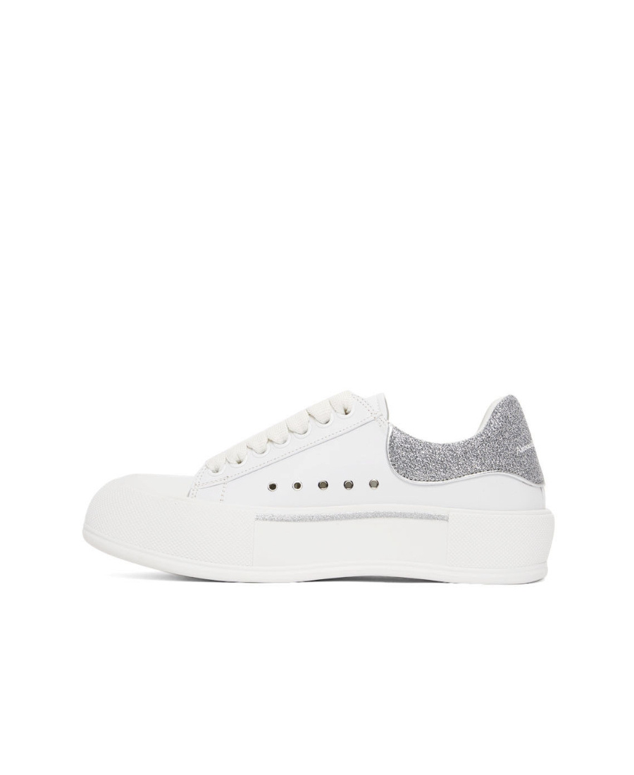 Alexander Mcqueen Oversized Low-top Sneakers In White