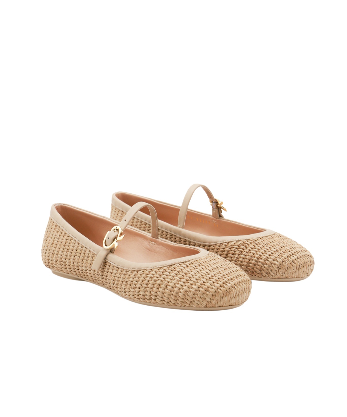 Shop Gianvito Rossi Carla Ballet Flats In Nude