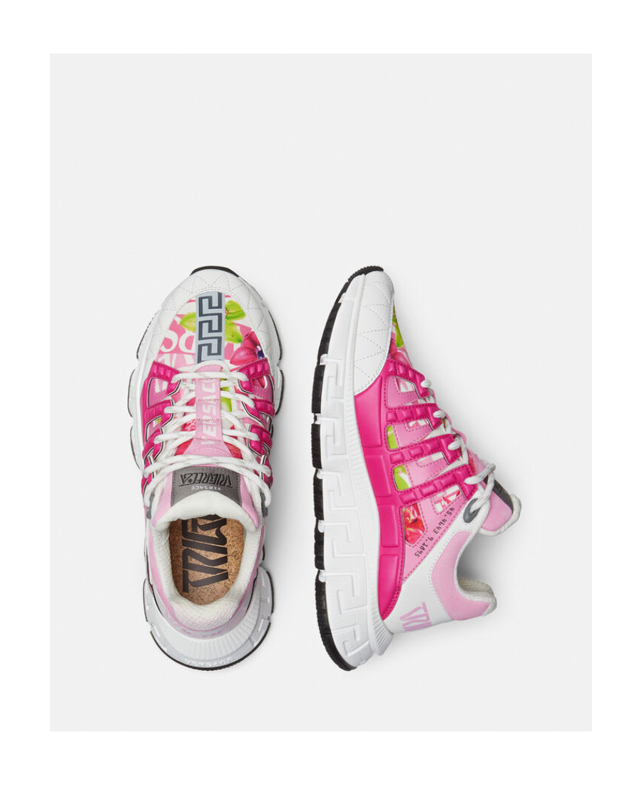 Versace Trigreca Low-top Sneakers In White