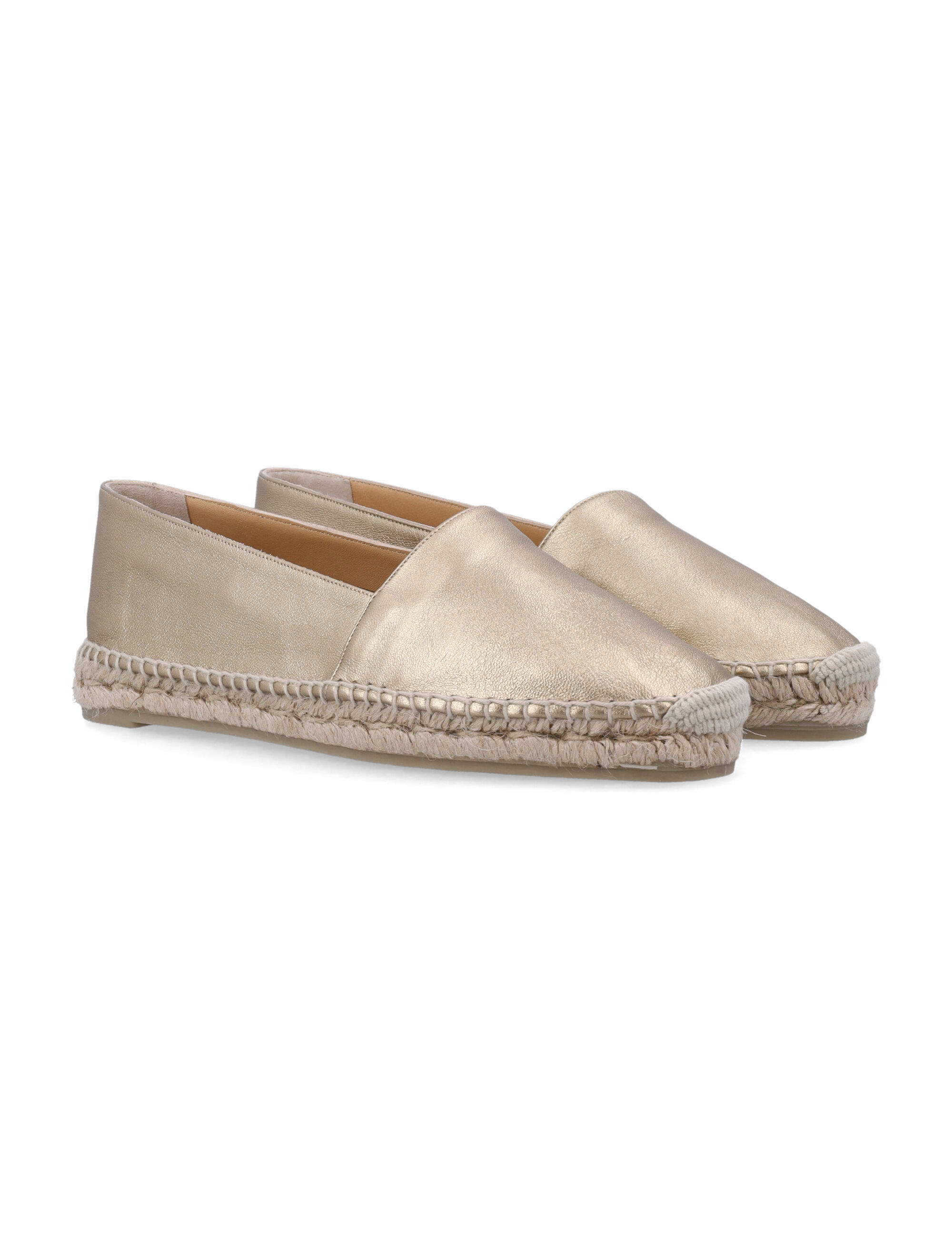 Castaã±er Square-toe Flats In Brown