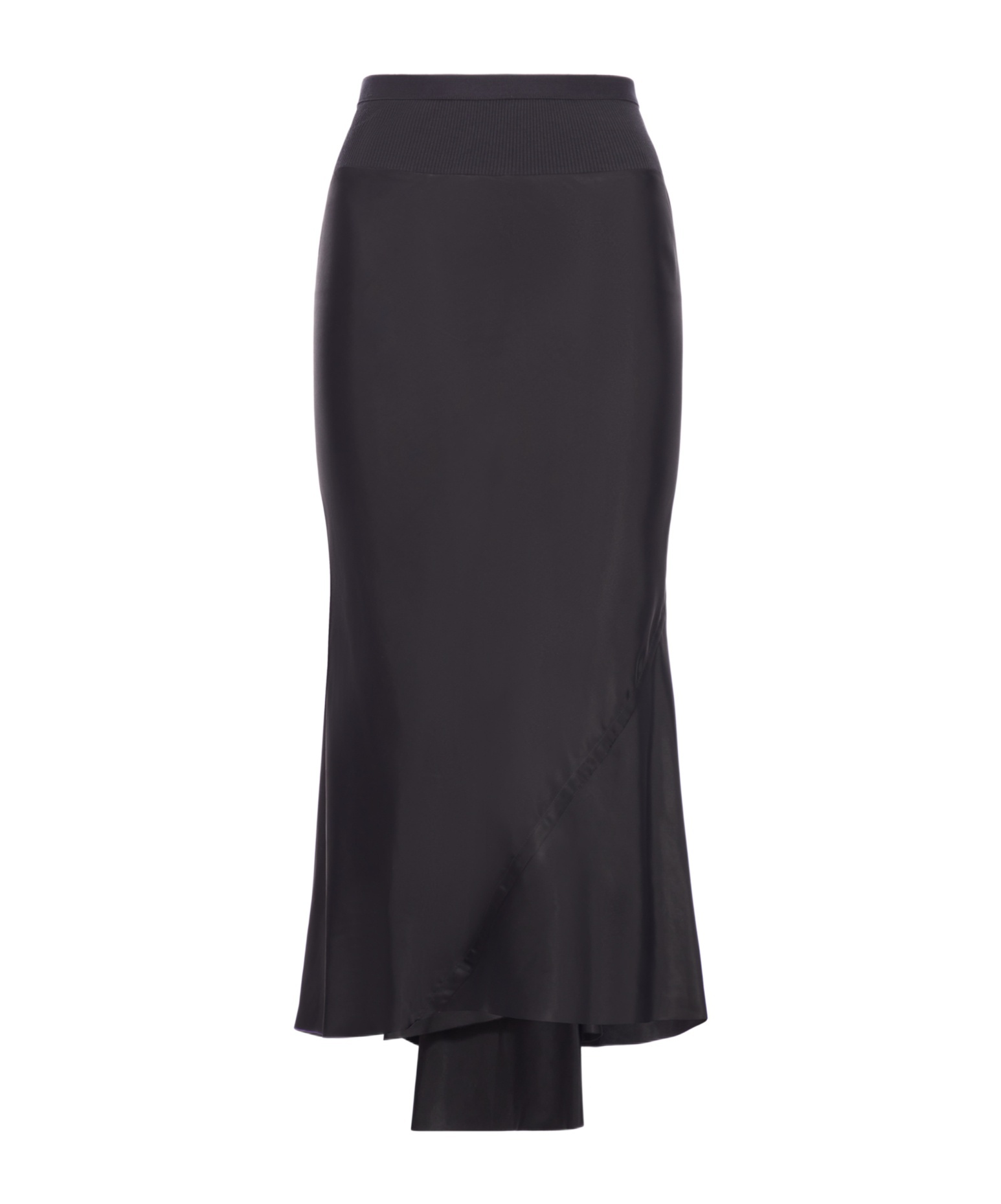 Rick Owens A-line Bias-cut Skirt In Black
