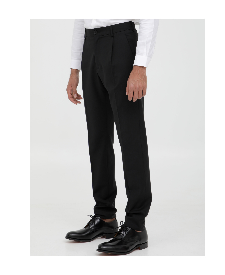 Tonello Pleated Trousers In Black