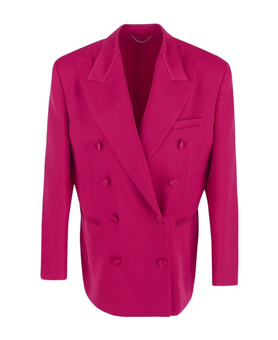 Magda Butrym Double-breasted Tailored Blazer In Pink