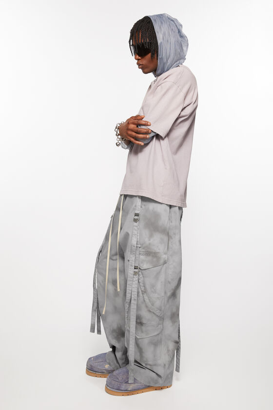 Acne Studios Cargo Trousers In Gray