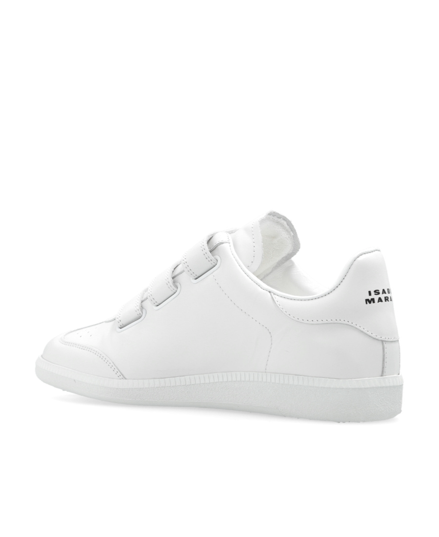 Isabel Marant Beth Leather Sneakers In White