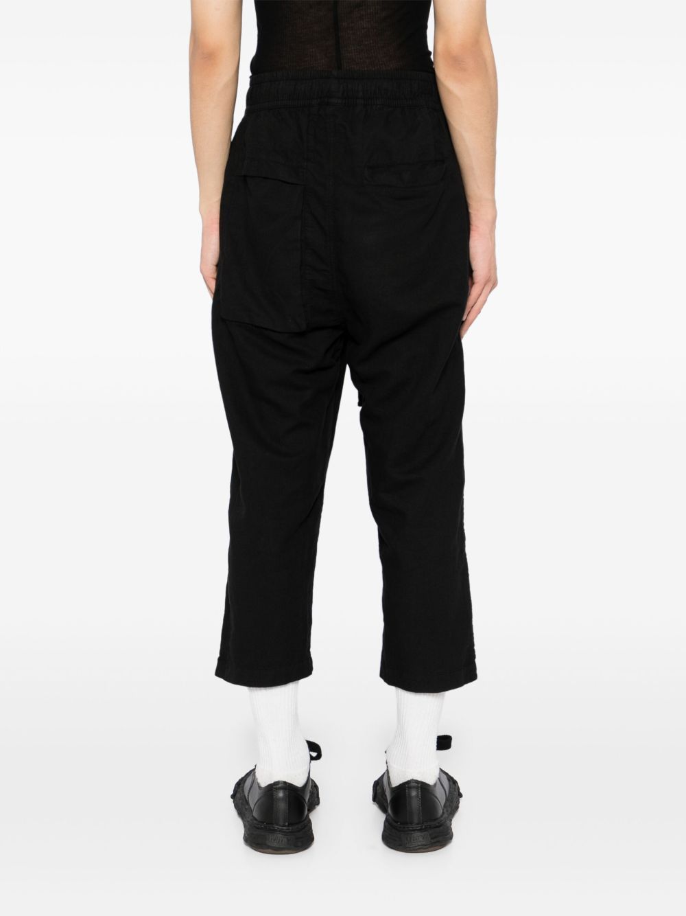 Thom Krom Elasticated Waistband Track Pants In Black