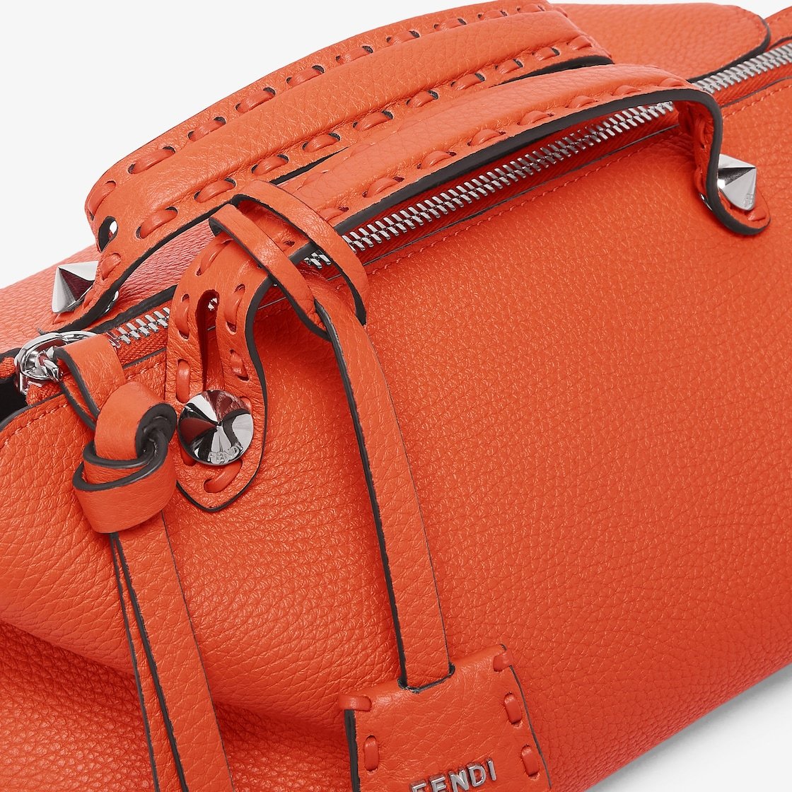 Fendi By The Way Selleria Medium Shoulder Bag In Red