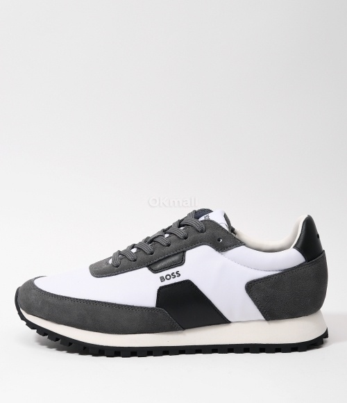 Hugo Boss Lace-up Sneakers In Black