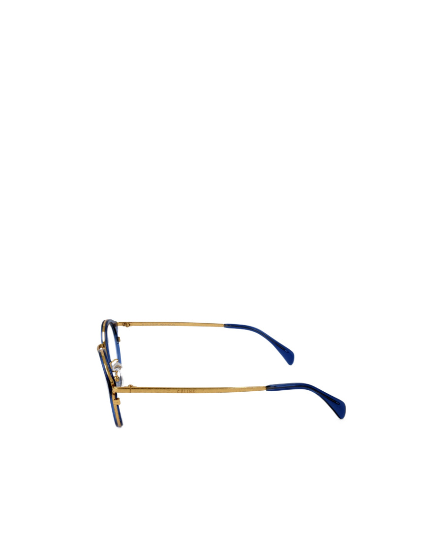 Celine Logo Transparent Frame Flat Light Frame In Blue