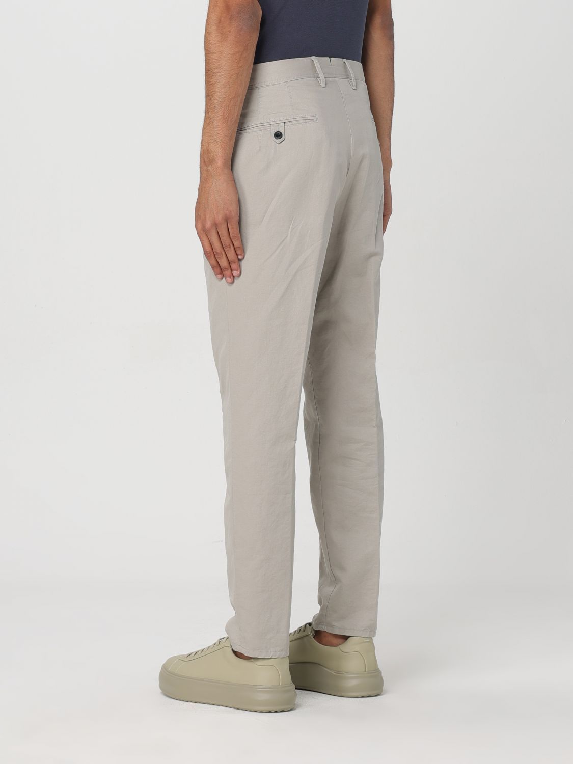Incotex Straight Leg Trousers In Gray