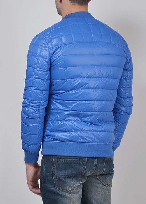Iceberg Logo Details Down Jacket In Blue