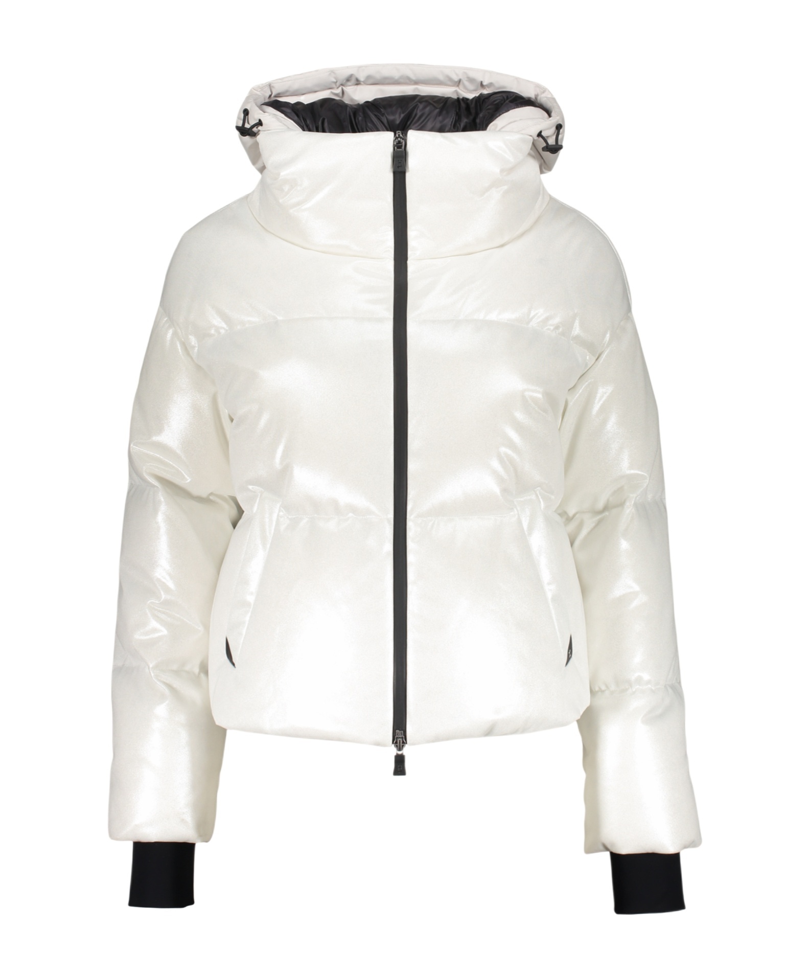 Herno Down Jacket With Zip Closure And Adjustable Hood In White