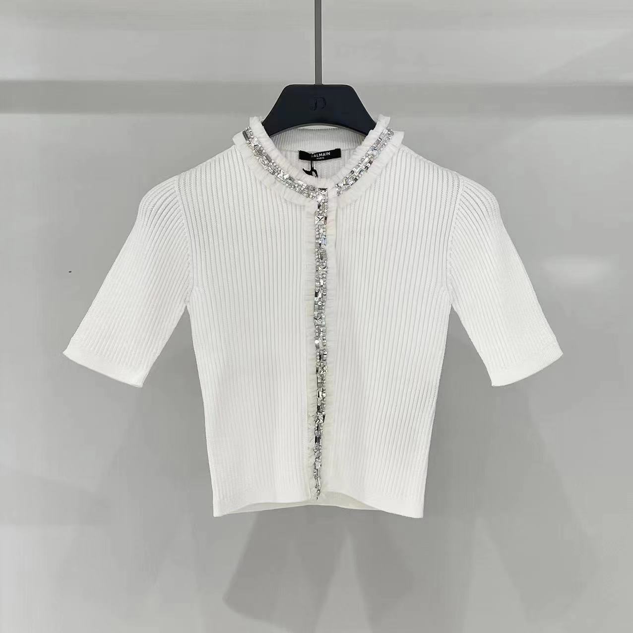 BALMAIN ROUND NECK SWEATER