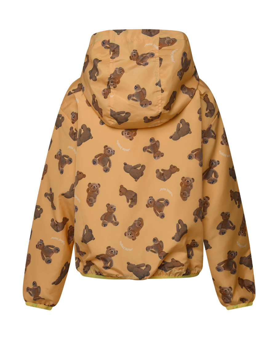 Palm Angels Motif-print Zip-fastening Jacket In Nude
