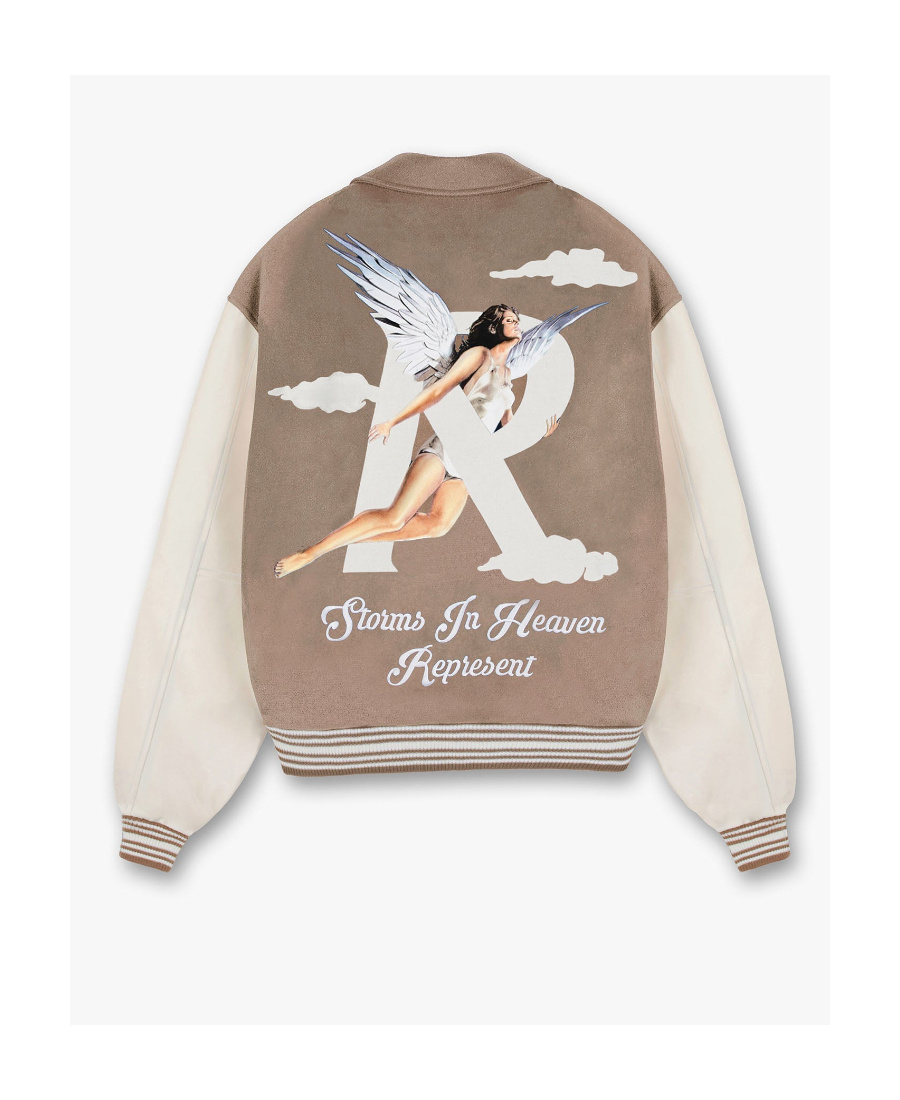 REPRESENT STORMS IN HEAVEN-PRINT BOMBER JACKET