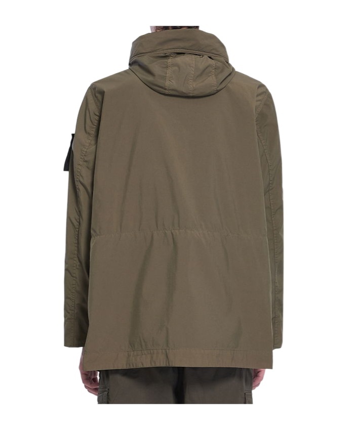 Stone Island Long Sleeve Casual Jacket In Military Green