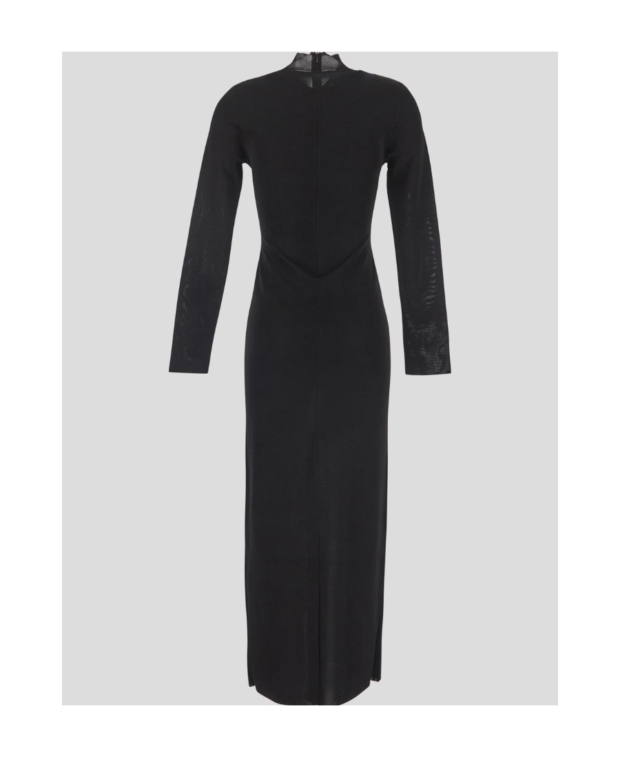 TOM FORD CREW-NECK KNITTED MAXI DRESS 