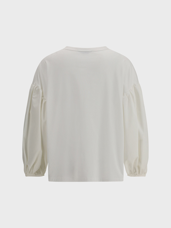 FABIANA FILIPPI CREW NECK LONG SLEEVE T-SHIRT