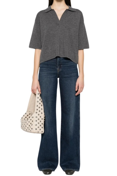 7 For All Mankind Wide-leg High-waist Denim Jeans In Blue