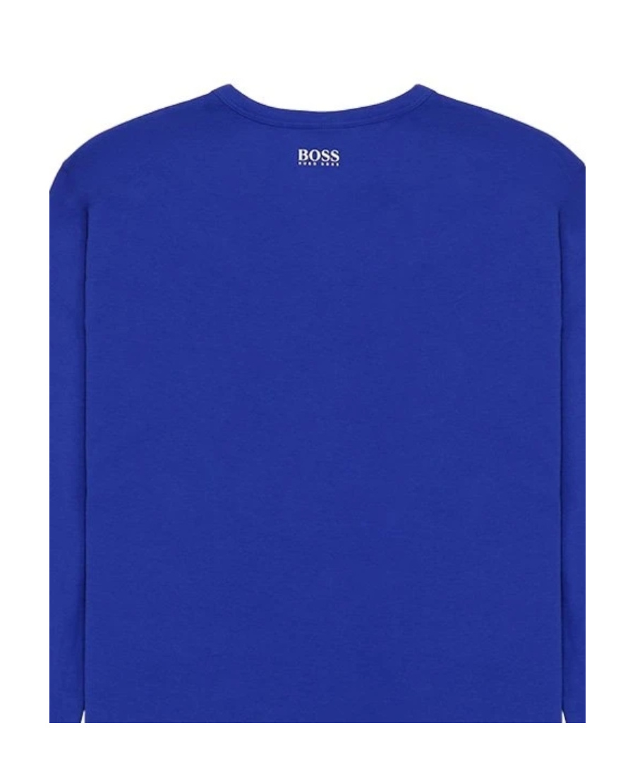 Hugo Boss Round-necked T-shirt In Blue