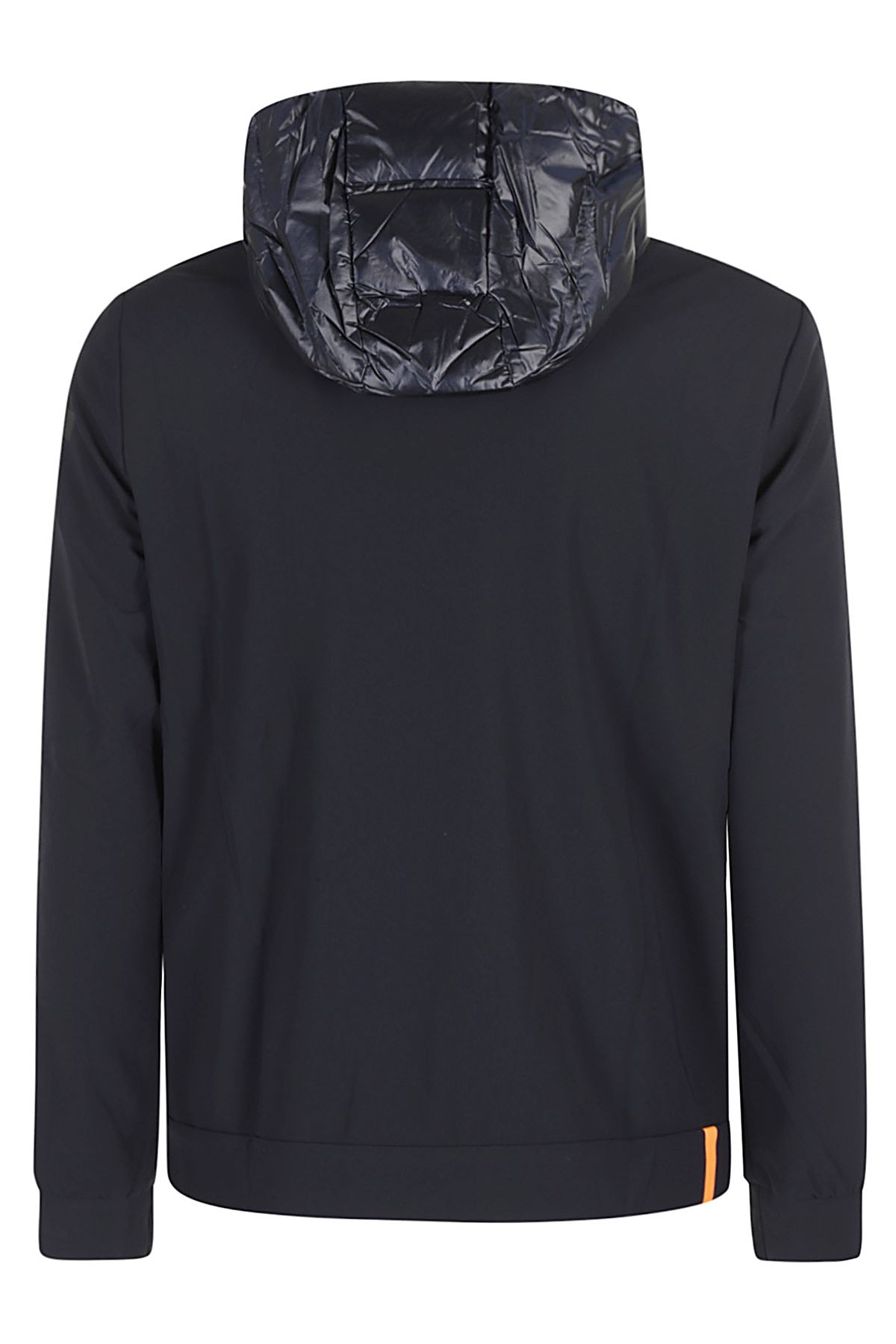 Rrd Winter Duck Hood Zip Soft Jacket In Grey